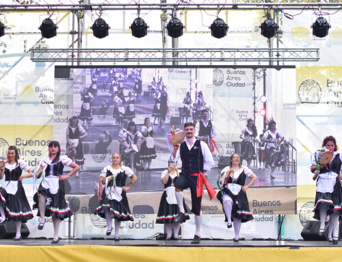 BA Celebra Calabria llenó de alegría la Avenida de Mayo