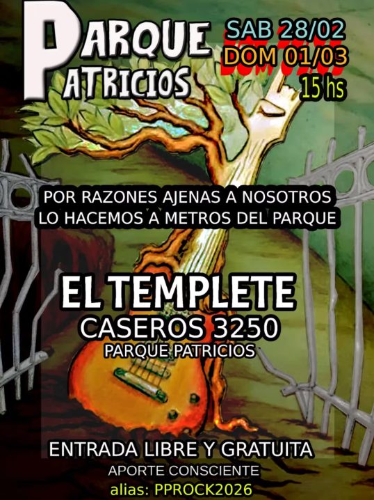 Parque Patricios Rock vuelve con su sexta edición