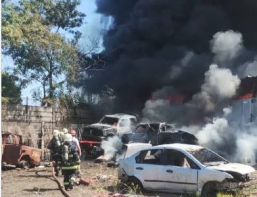 Se incendia un depósito de la Policía Federal en el barrio porteño de Barracas