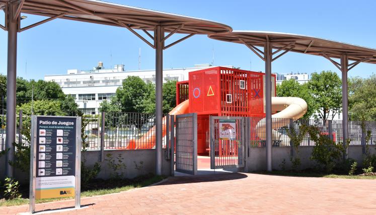 Ya se encuentra inaugurado el patio de juegos del Parque José Evaristo Uriburu